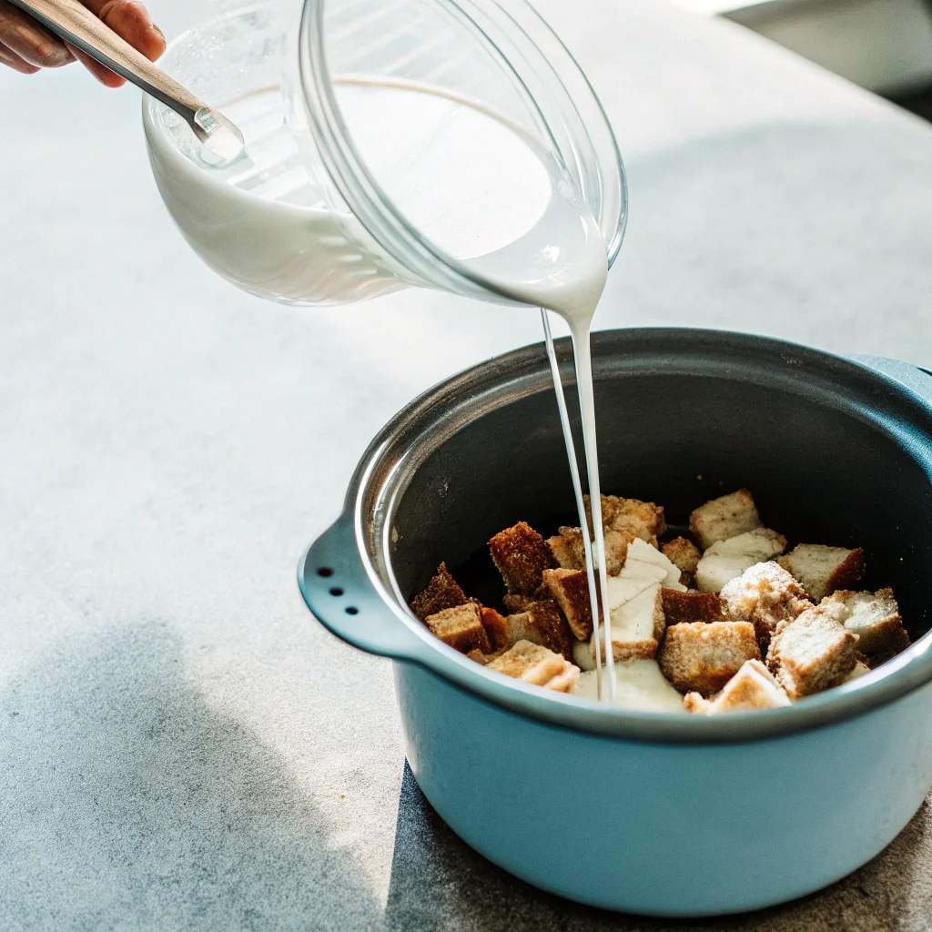 How to prepare Crock Pot Bread Pudding