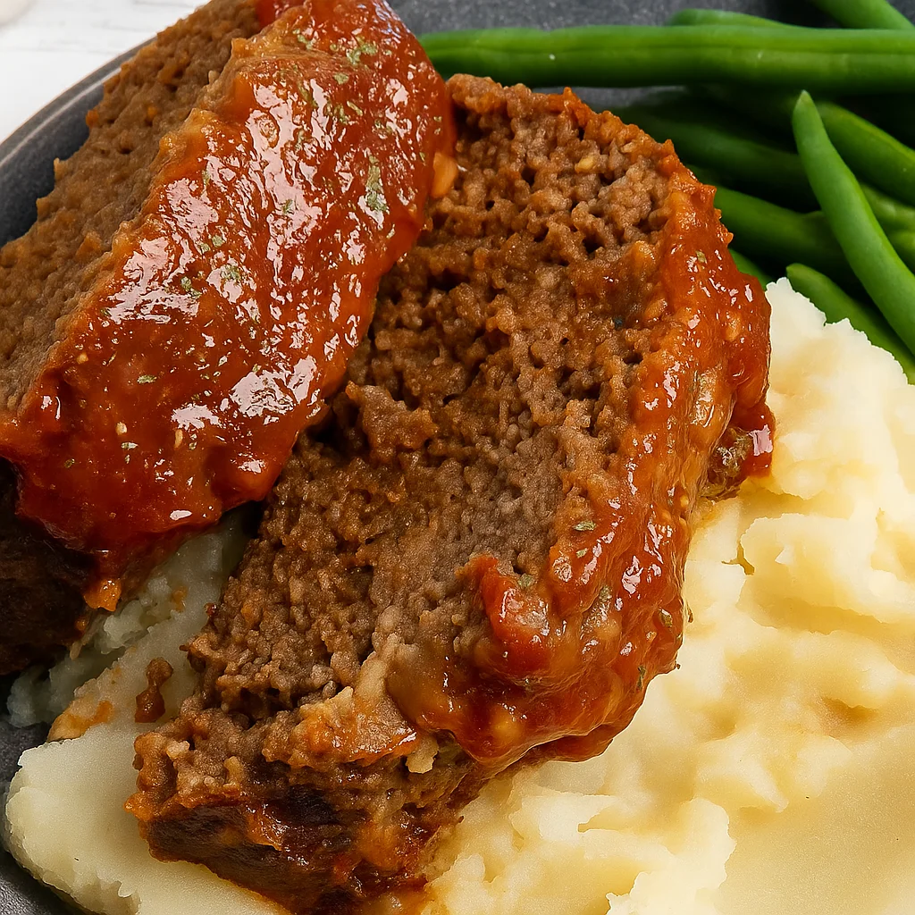 Crock Pot Meatloaf sandwich with pickles and cheese