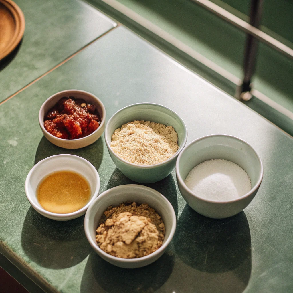 Ingredients for making Crockpot Cherry Cobbler