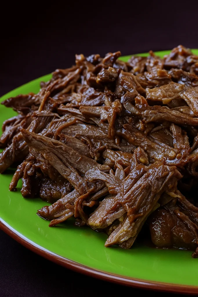 Searing beef for shredded tacos