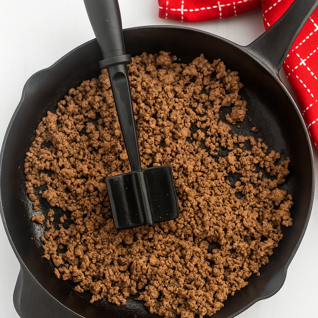 Stirring melted Crock Pot Rotel Dip