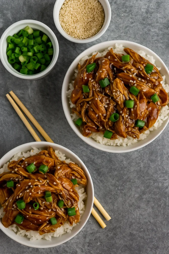 Crock Pot Teriyaki Chicken meal prep