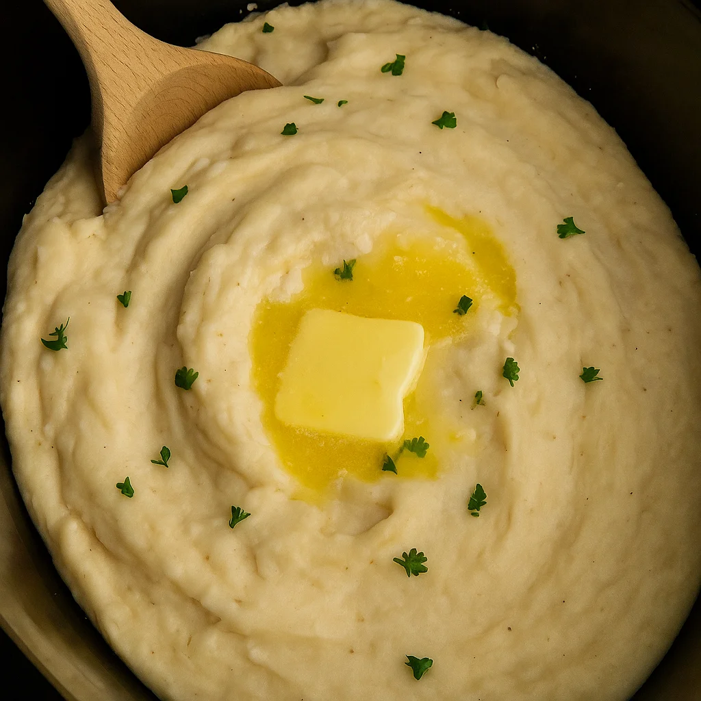 Yukon Gold and Russet potatoes for crock pot mashed potatoes